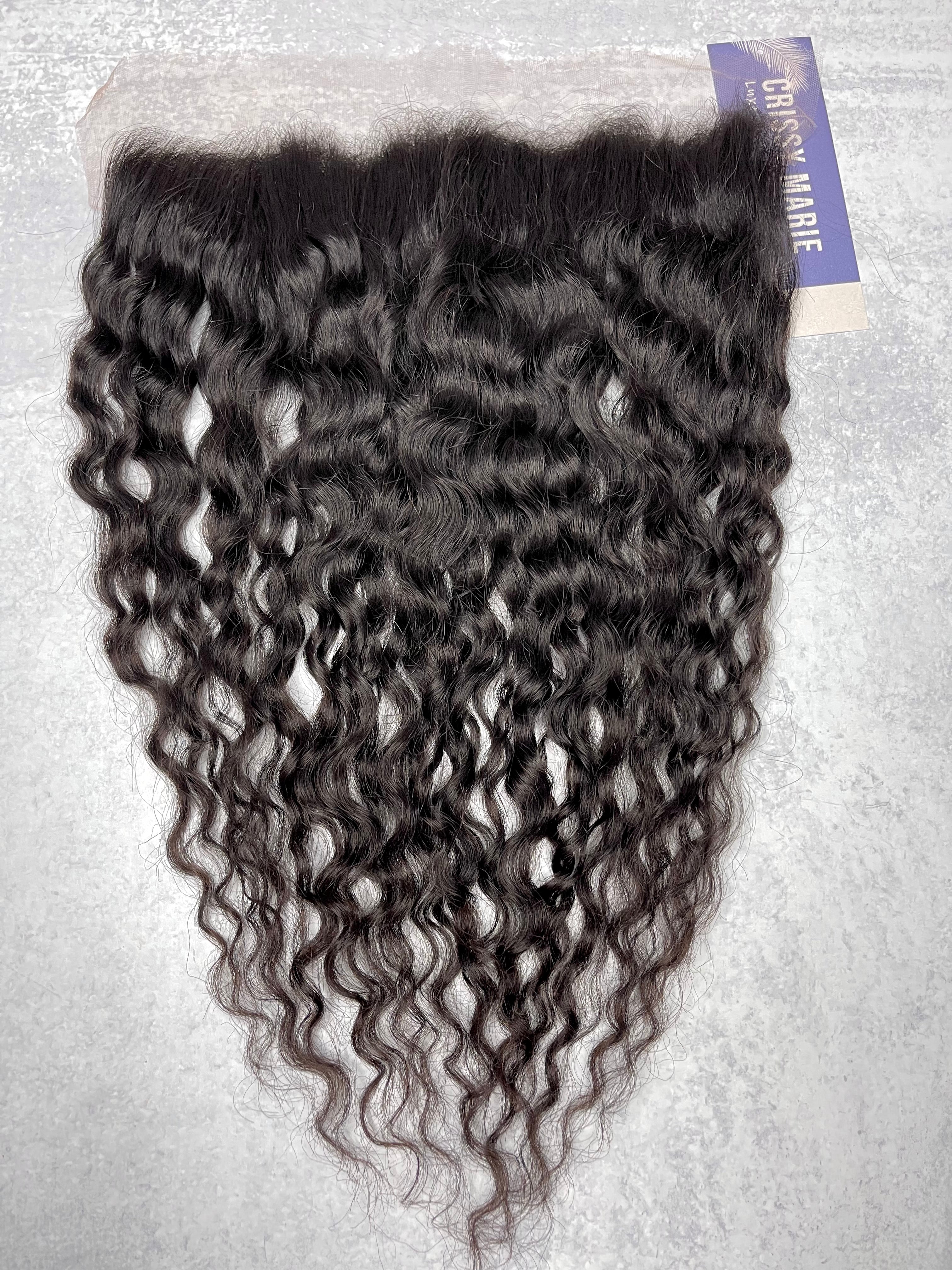 Curly-Wavy Allure: HD Lace Frontal